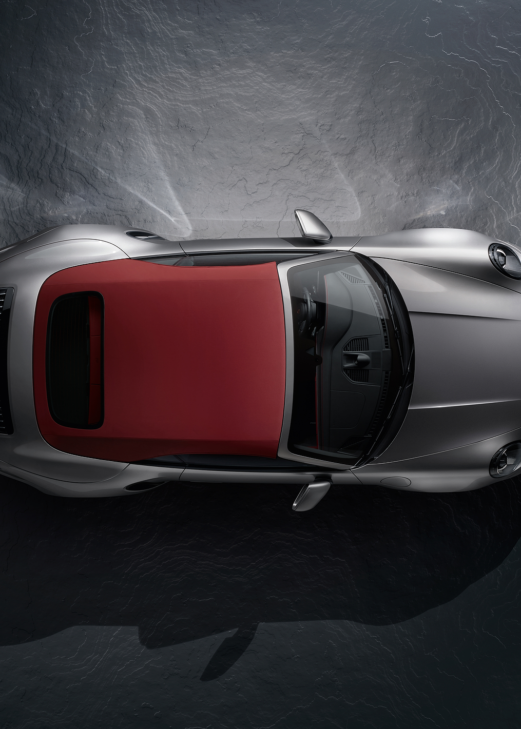 Porsche 911 Cabriolet: Overhead Elegance: постер из коллекции Porsche