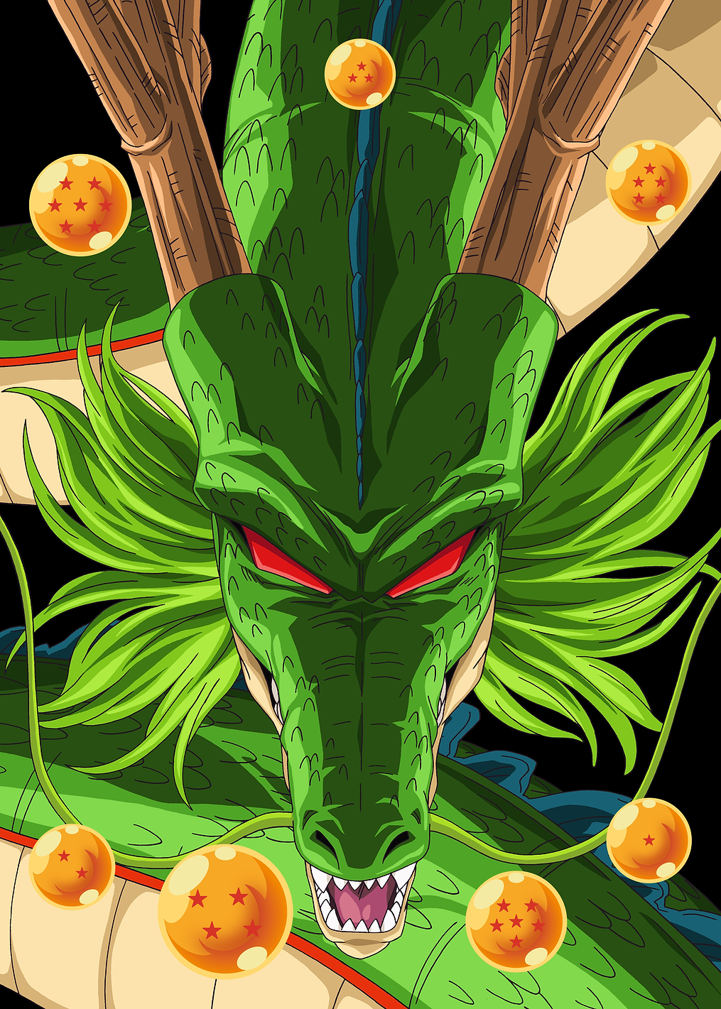 Shenron: Eternal Dragon's Fiery Gaze: постер из коллекции Dragon Ball Z