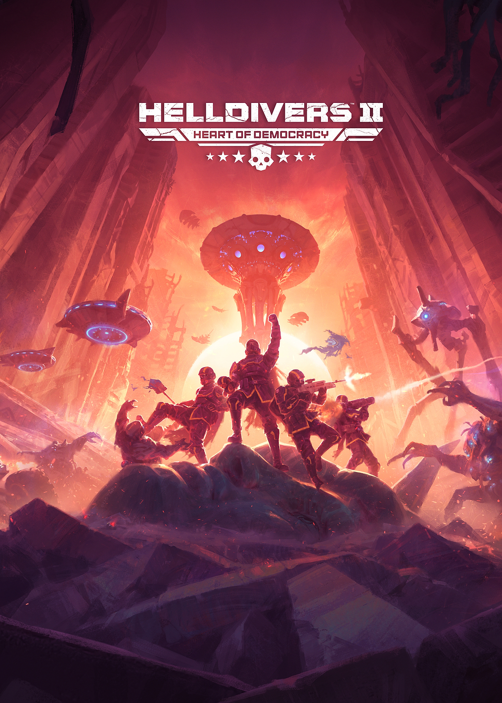 Heart of Democracy's Fury: постер из коллекции HELLDIVERS