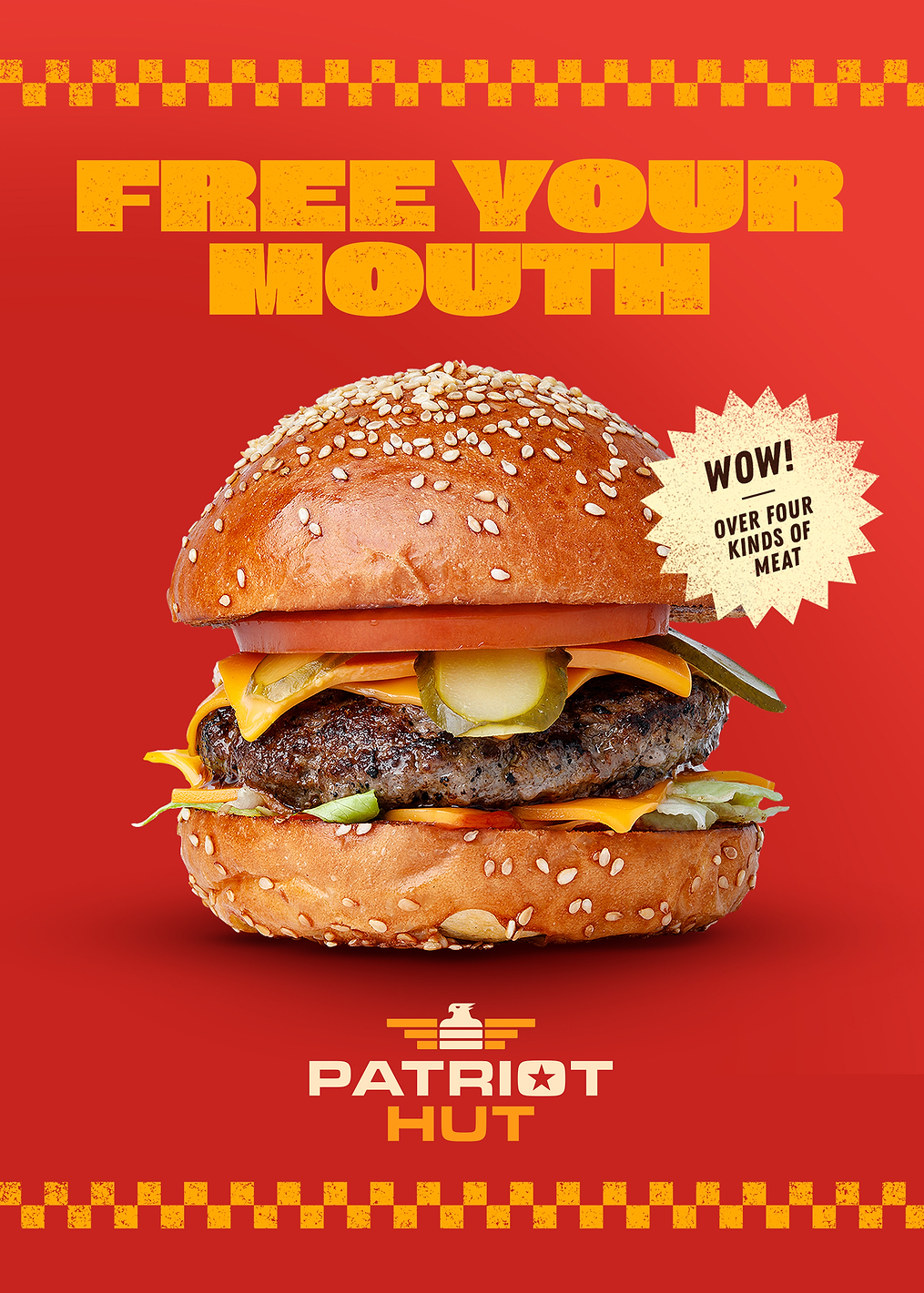 Patriot Hut: Free Your Mouth: постер из коллекции HELLDIVERS