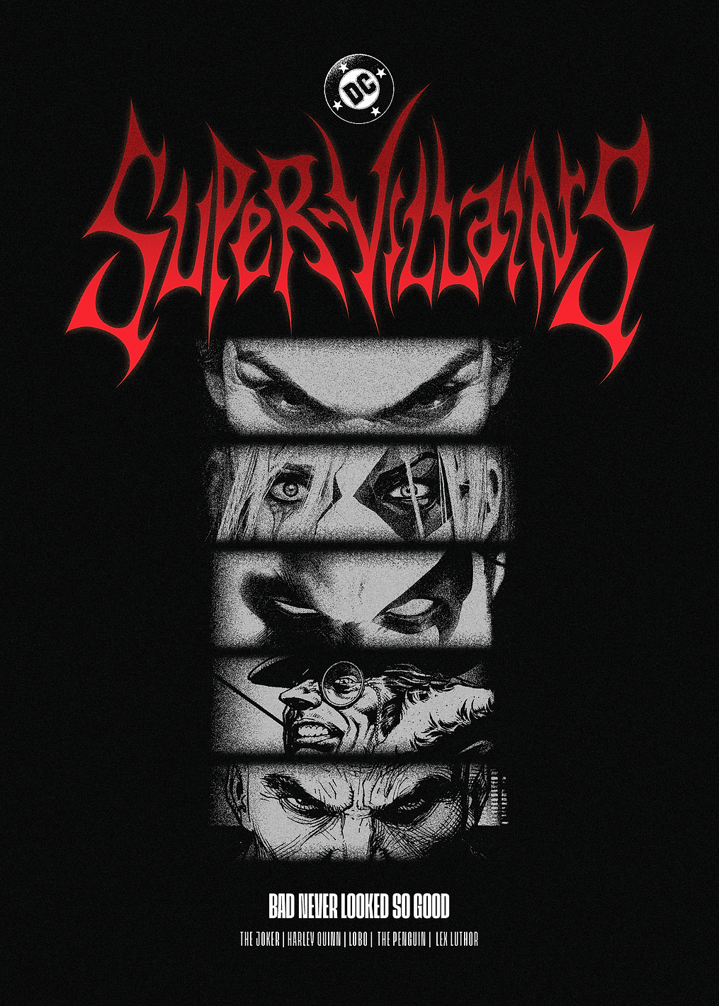 DC Super Villains: Eyes of Menace: постер из коллекции DC Comics