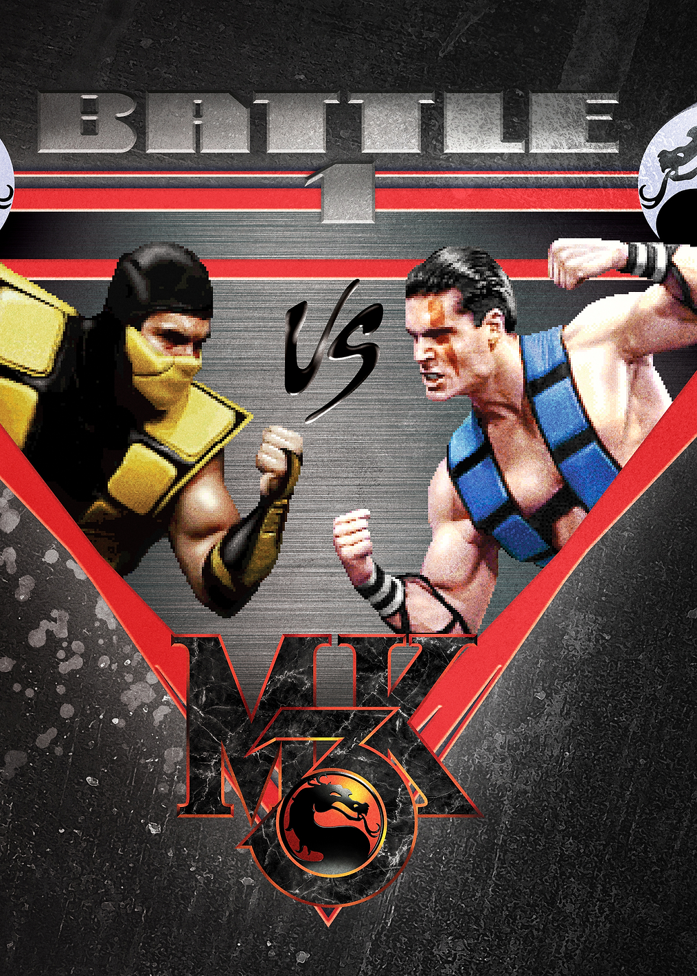 Mortal Kombat X: Scorpion vs. Sub-Zero: постер из коллекции Mortal Kombat