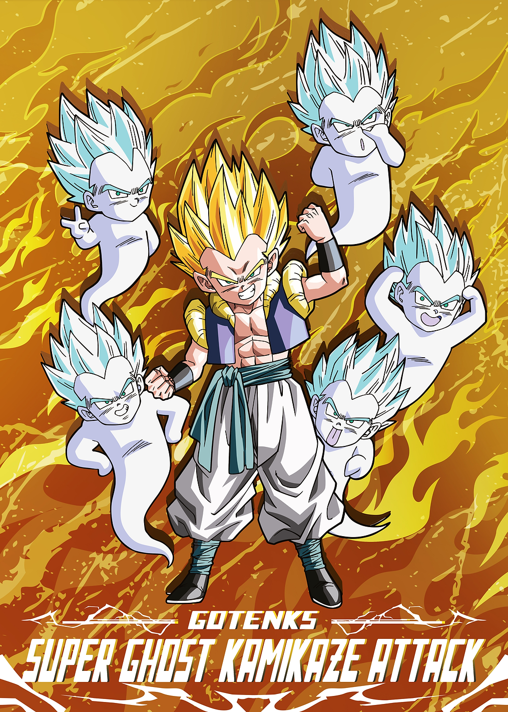 Gotenks: Super Ghost Kamikaze Attack!: постер из коллекции Dragon Ball Z