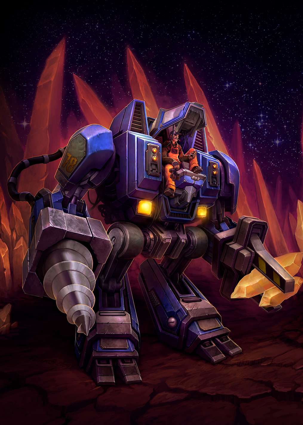 SCV: Mining the Frontier: постер из коллекции StarCraft