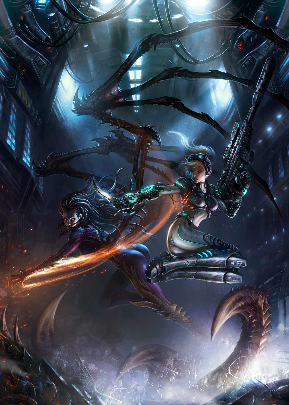 StarCraft: Queen vs. Ghost Showdown: постер из коллекции StarCraft