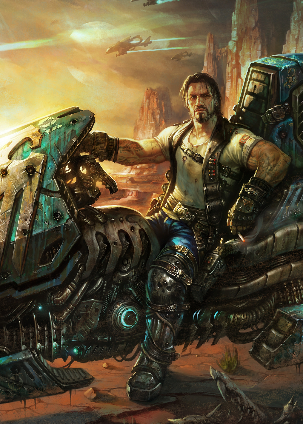 StarCraft: Jim Raynor on a Vulture: постер из коллекции StarCraft