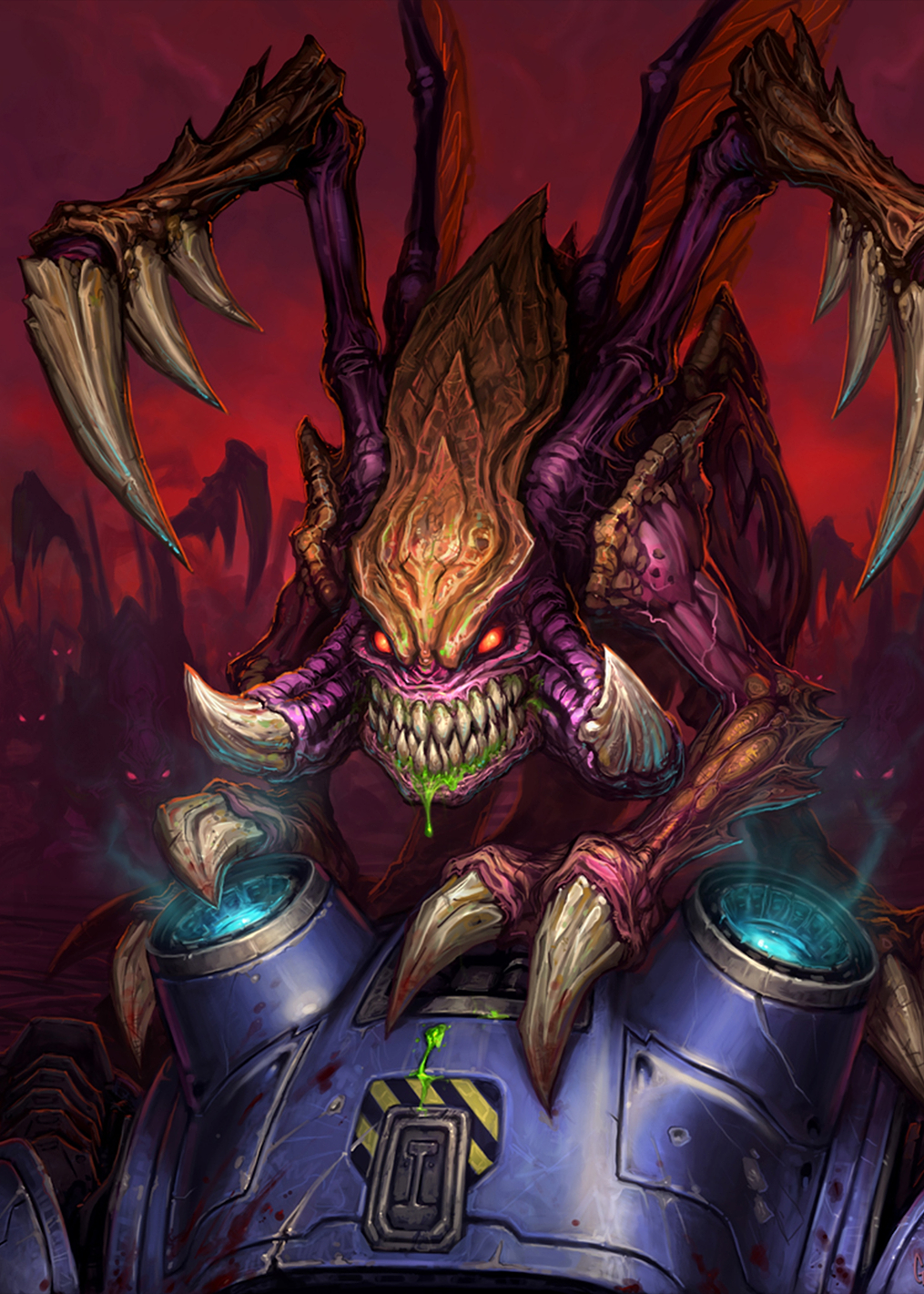 StarCraft Zergling Menace: постер из коллекции StarCraft