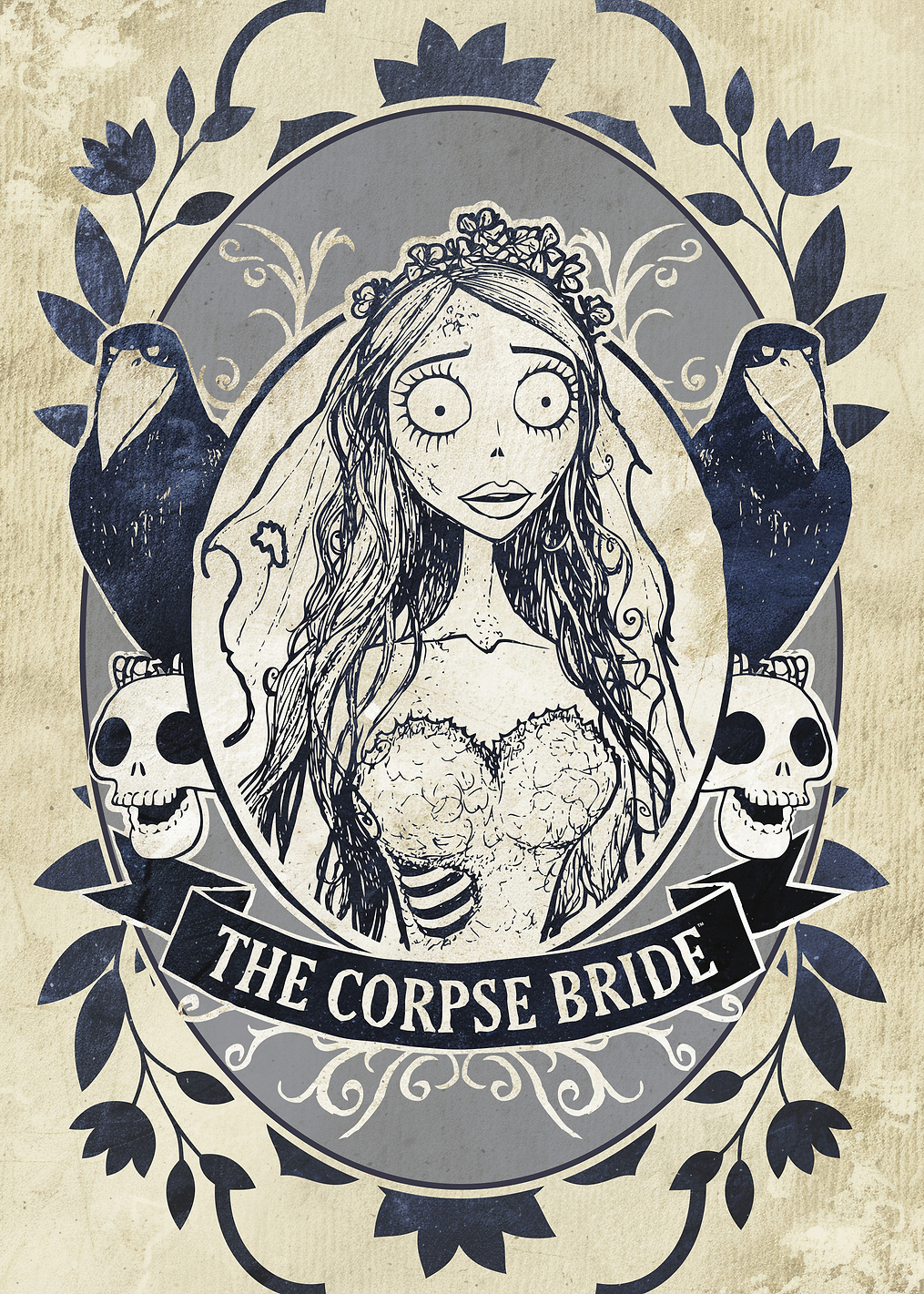 Tim Burton's Corpse Bride Portrait: постер из коллекции Corpse Bride