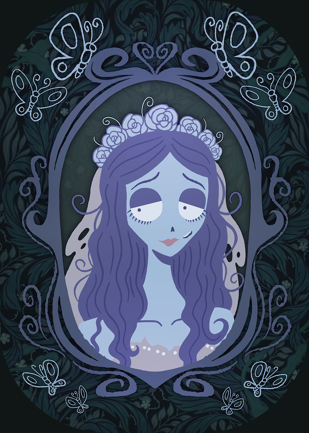 Corpse Bride: Emily's Melancholy Portrait: постер из коллекции Corpse Bride