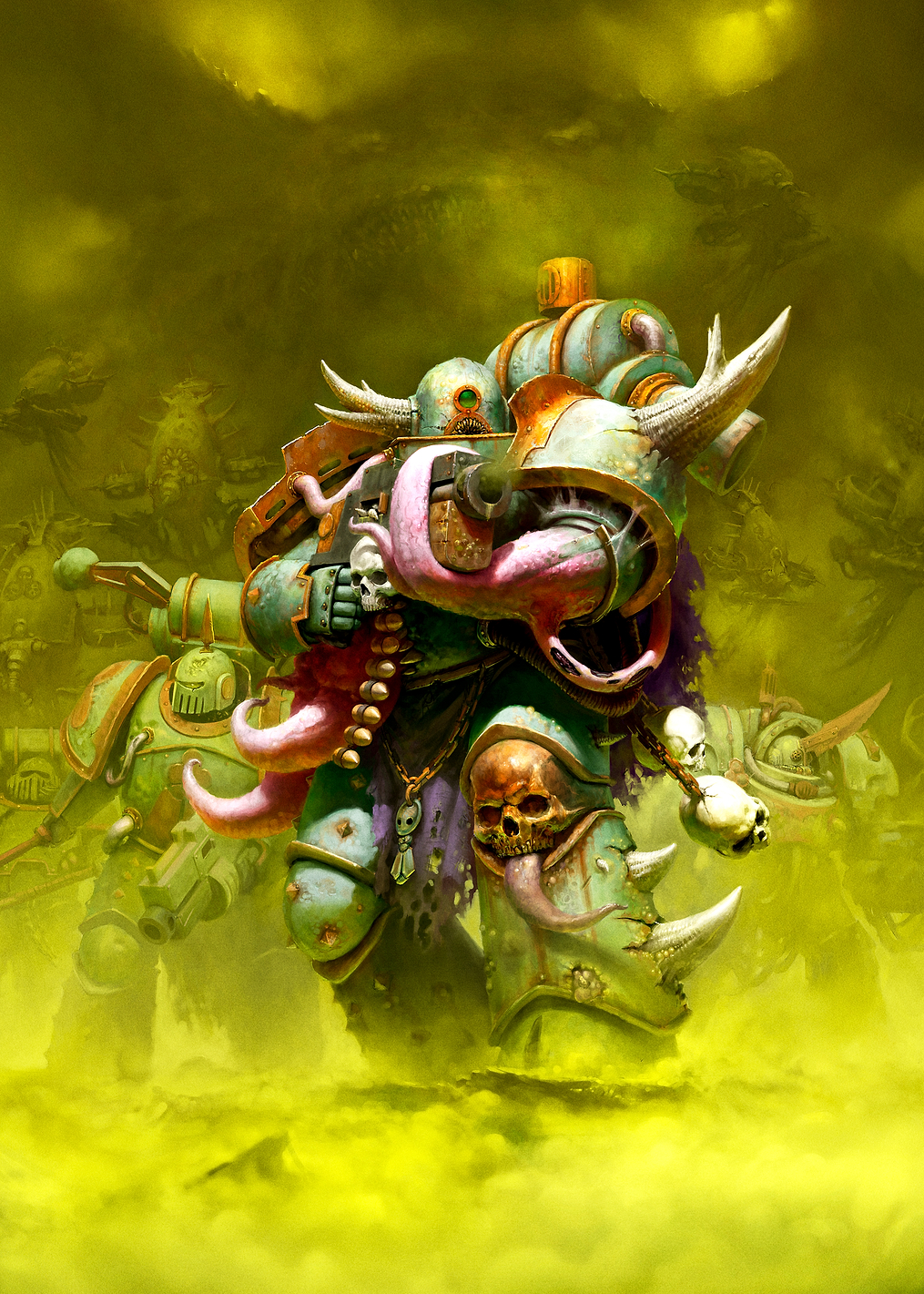 Death Guard Plague Marine: постер из коллекции Warhammer
