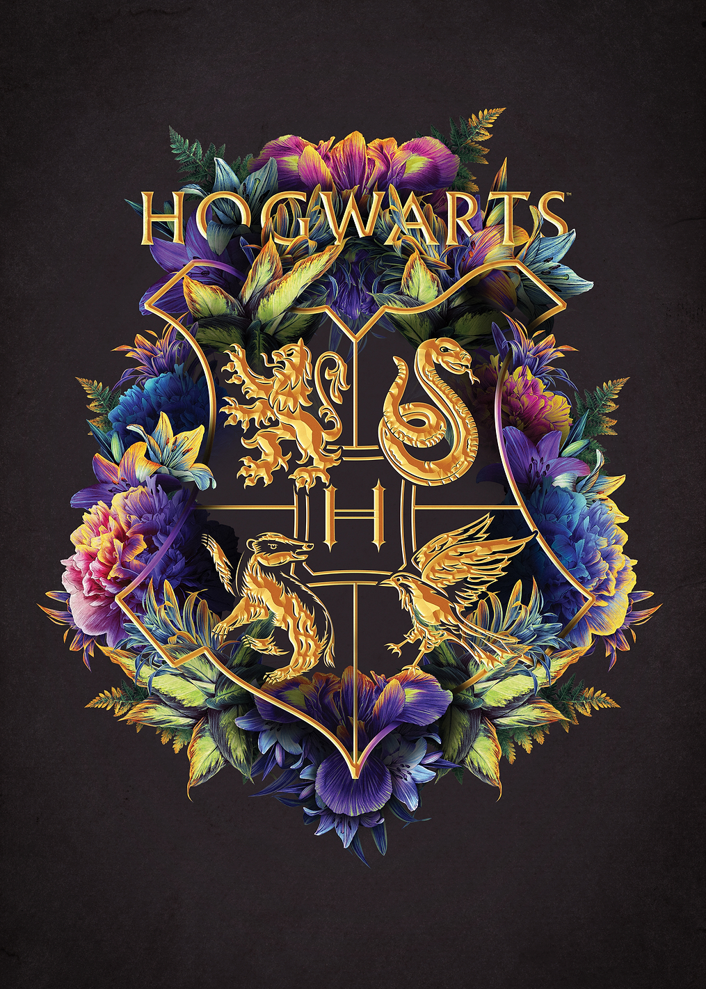 Hogwarts Crest: Floral Enchantment / PLATINA