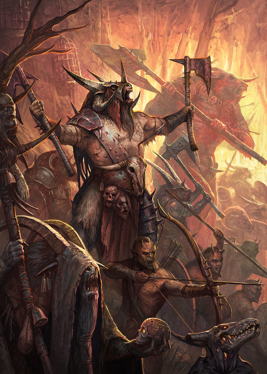 Beastmen Brayherds: постер из коллекции Warhammer