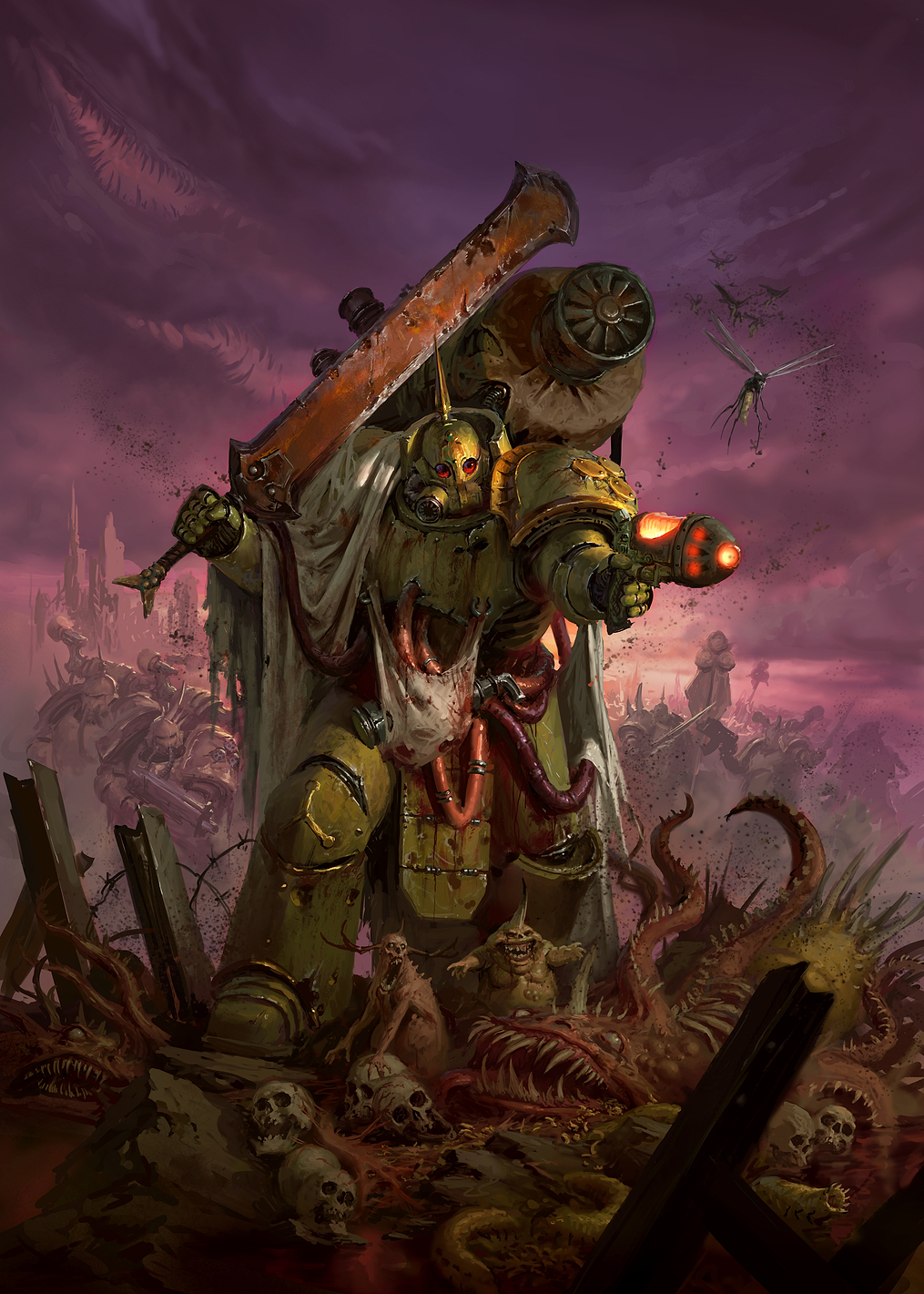 Death Guard Lord of Poxes: постер из коллекции Warhammer