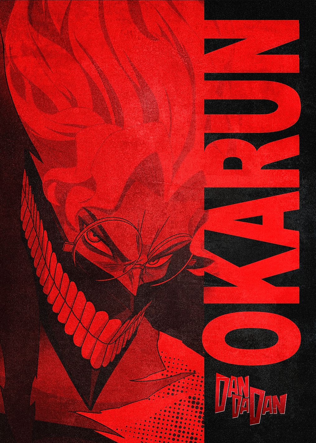Okarun: It's not RAGE it's ROMANCE: постер из коллекции DAN DA DAN