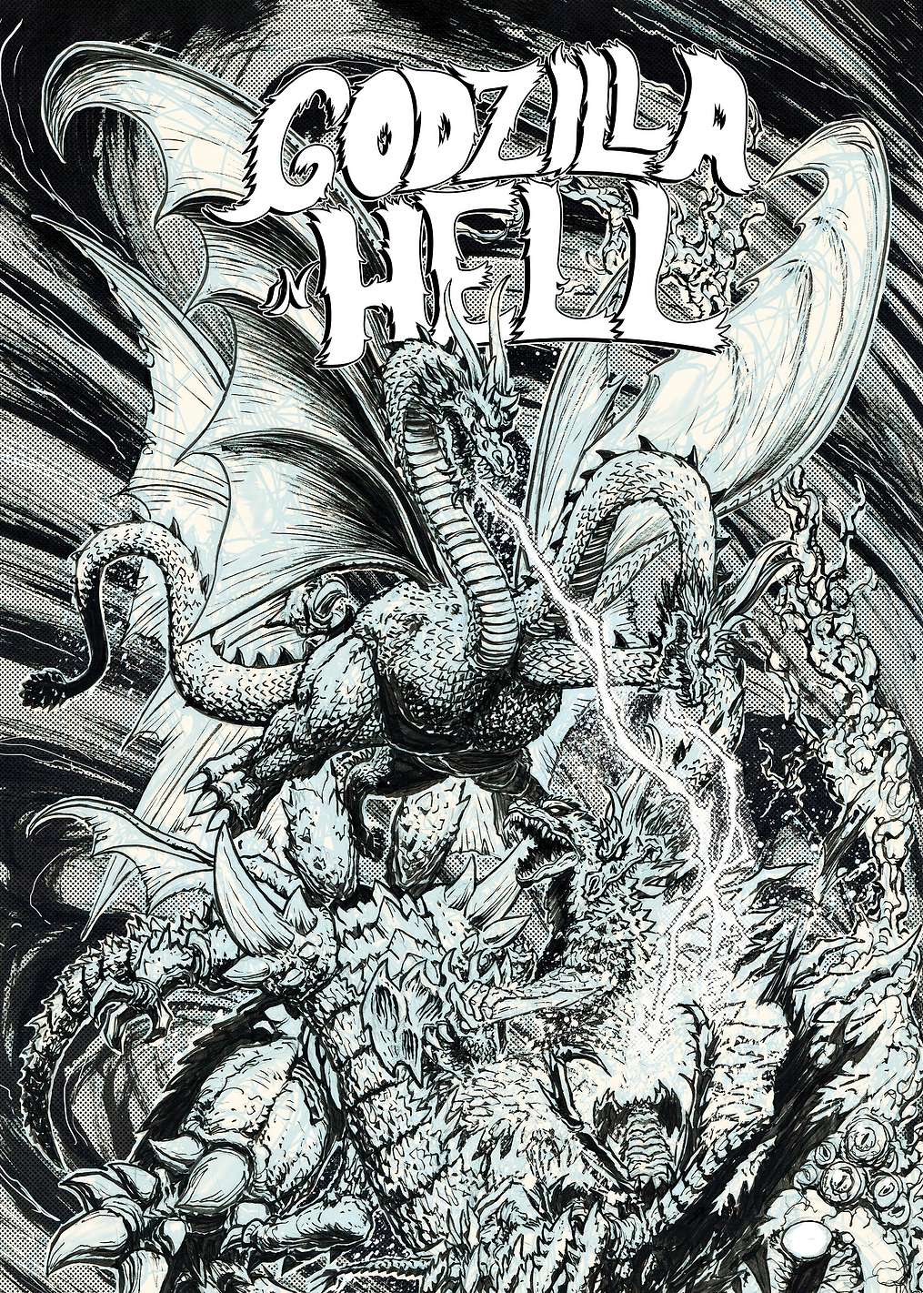 Godzilla in HELL: постер из коллекции Godzilla Classic