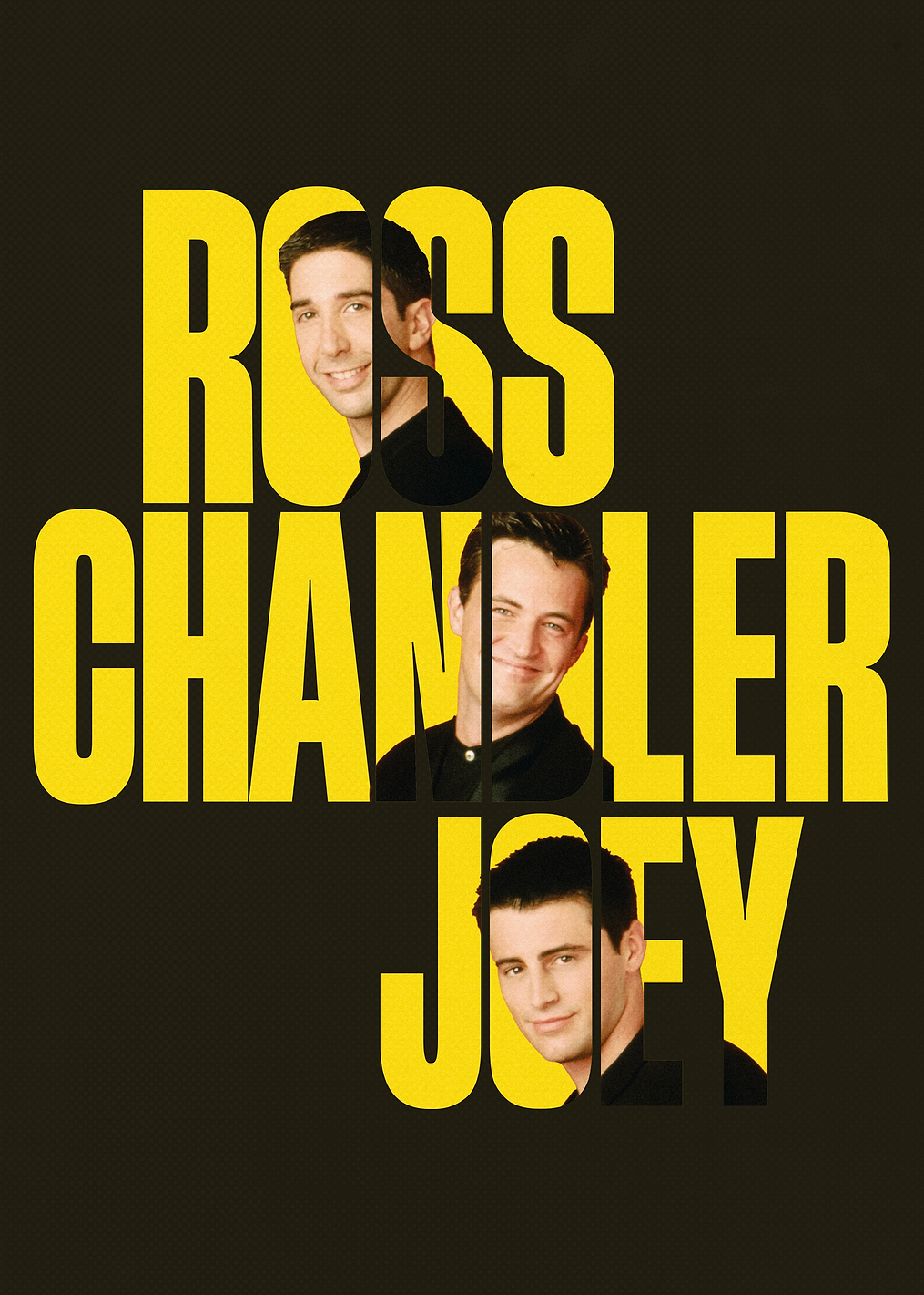 Friends: Iconic Male Trio: постер из коллекции Friends