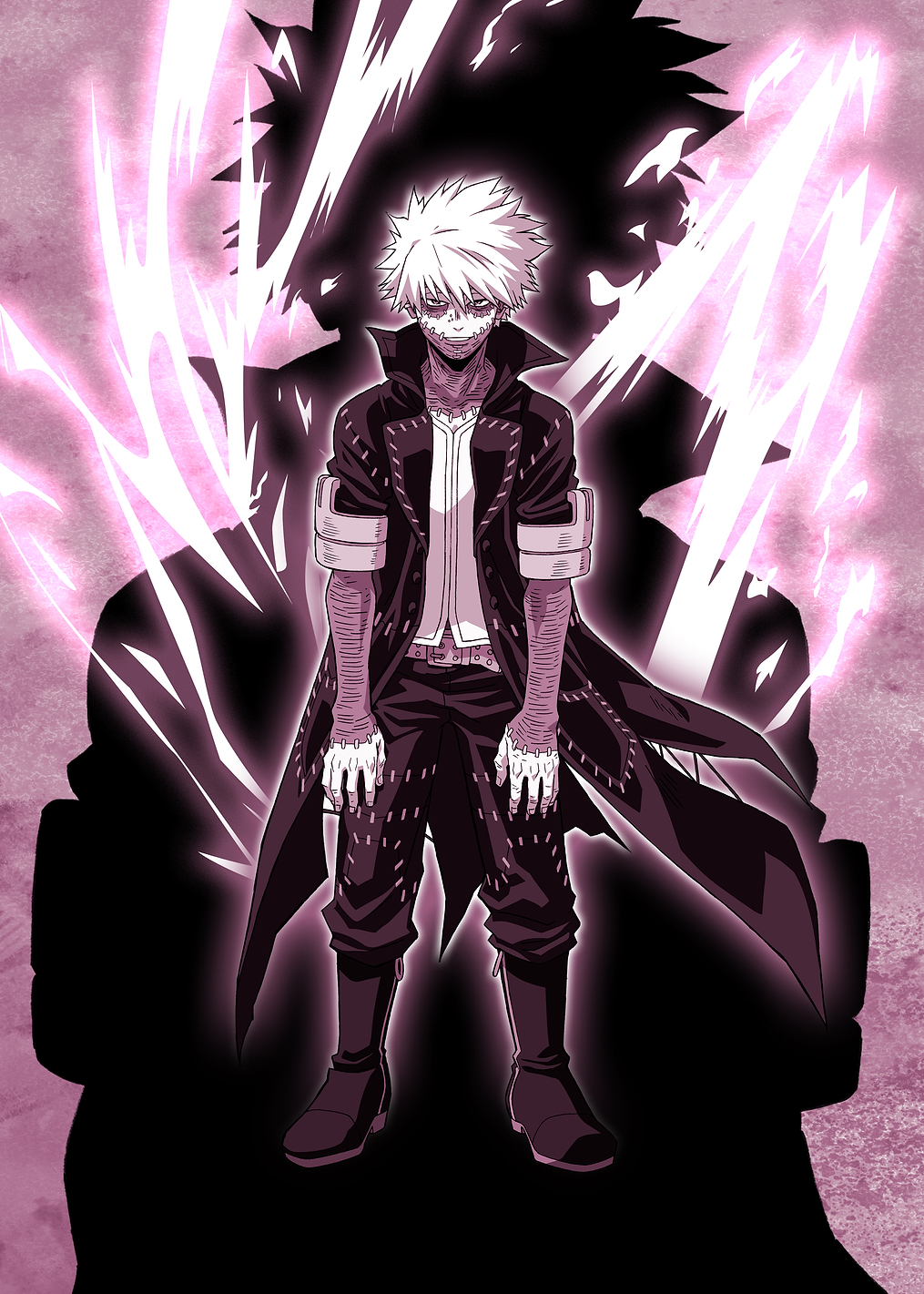 Dabi: Ominous Cremation Quirk: постер из коллекции My Hero Academia