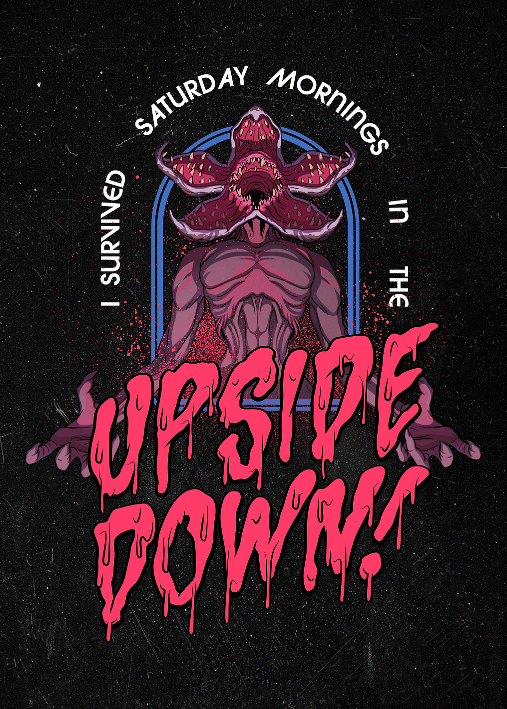 Saturday Mornings in the Upside Down: постер из коллекции Stranger Things Series