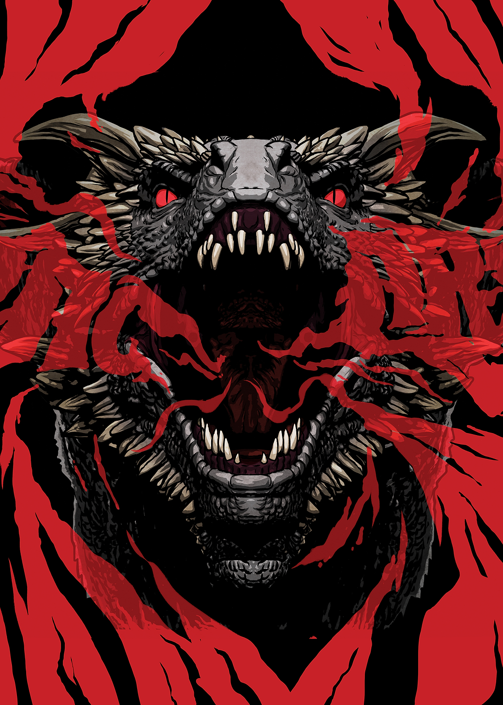Roaring Dragon's Primal Fury: постер из коллекции Game of Thrones