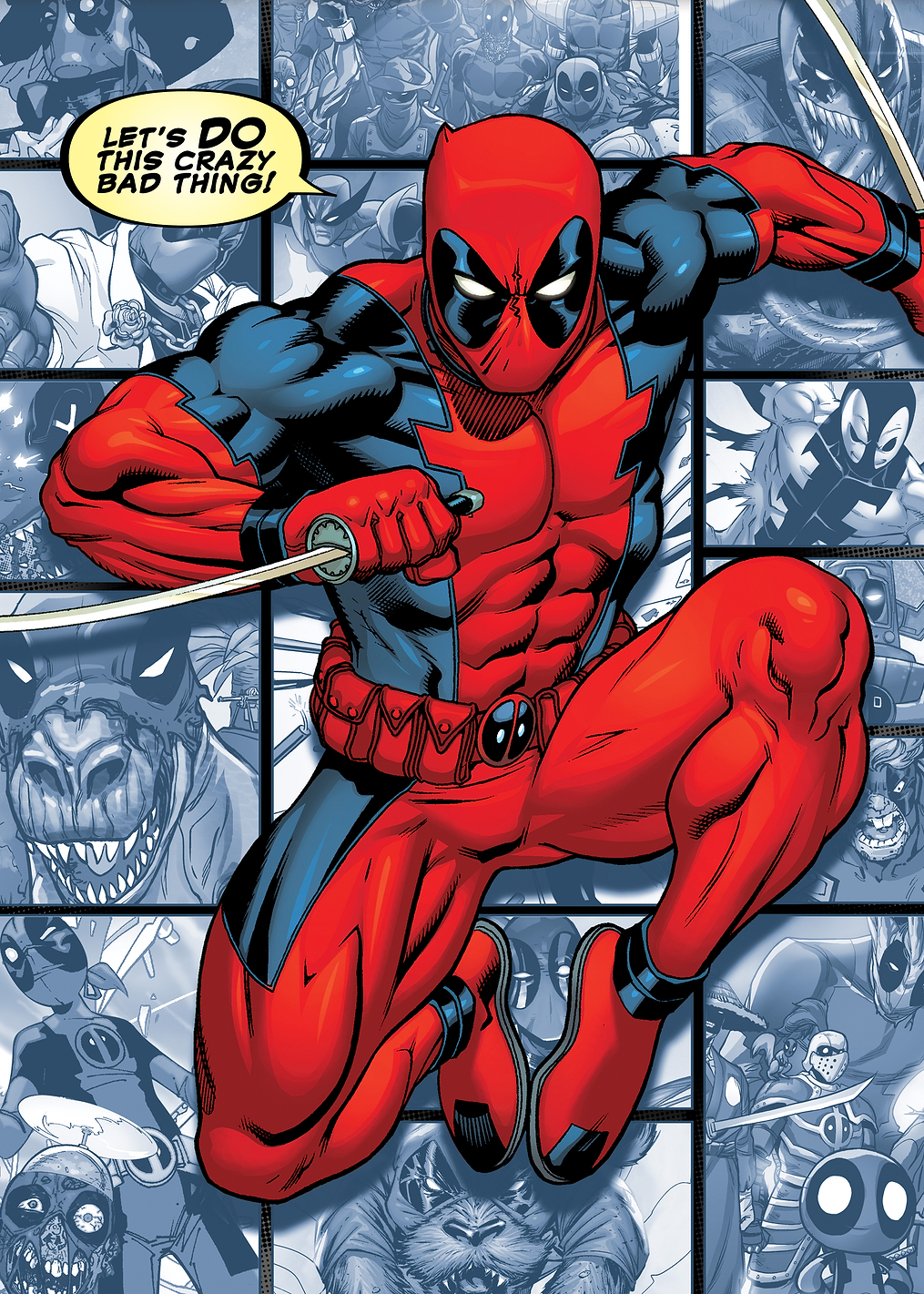 Deadpool: Crazy Bad Things: постер из коллекции Marvel