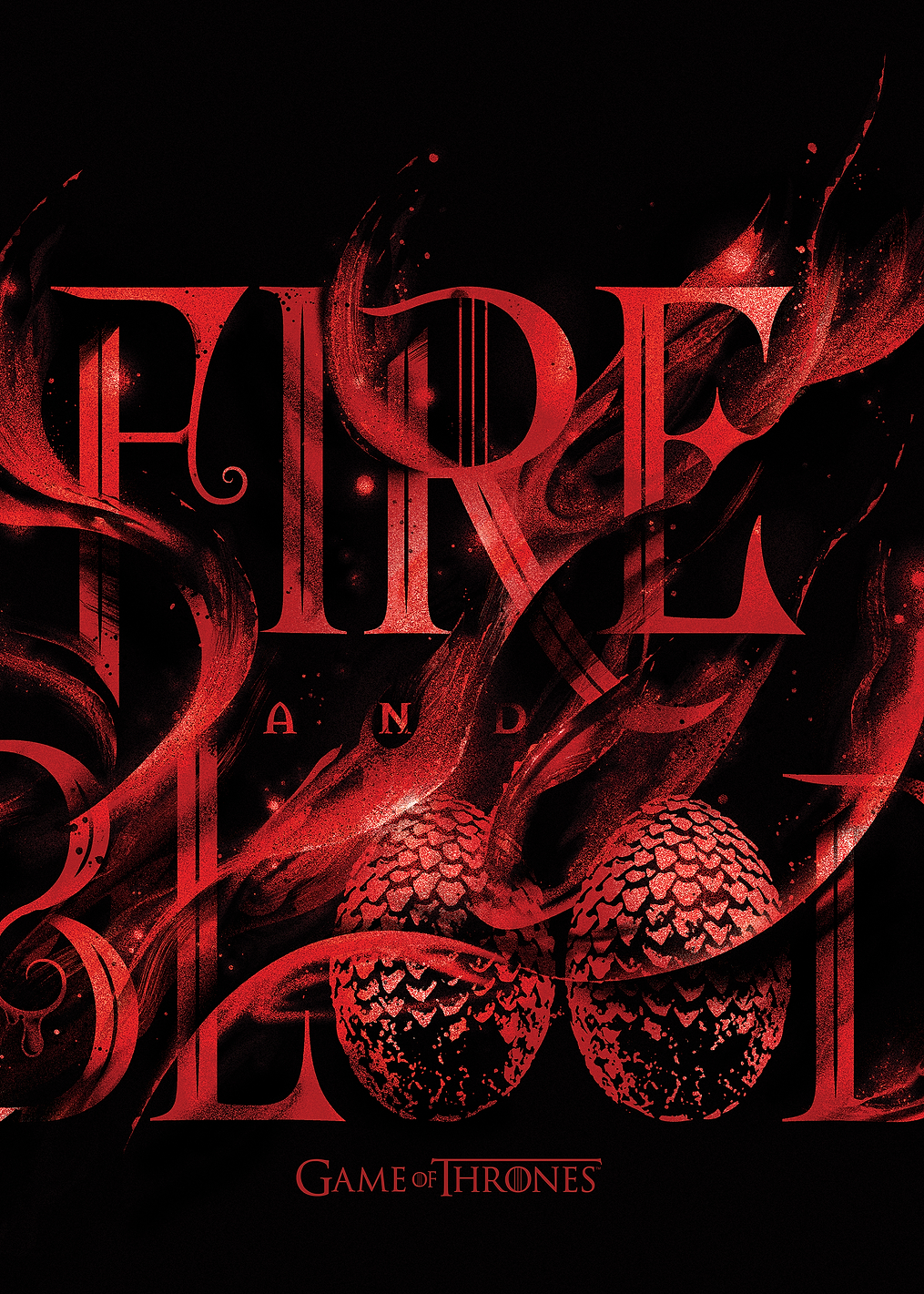 Fire and Blood: постер из коллекции Game of Thrones