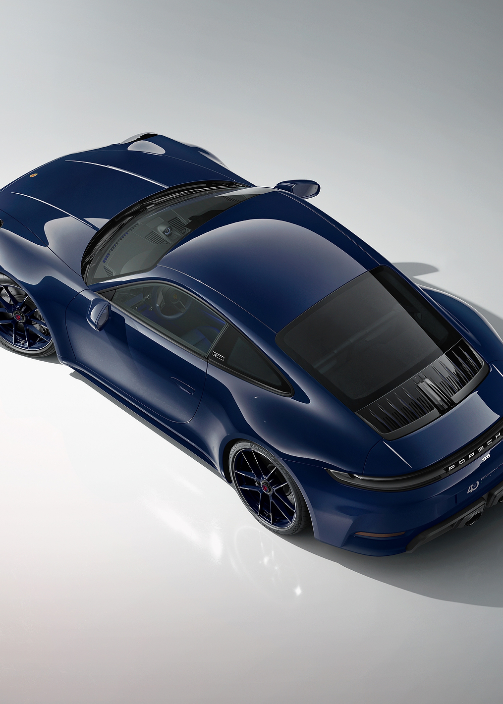 Deep Blue Porsche 911 Elegance: постер из коллекции Porsche