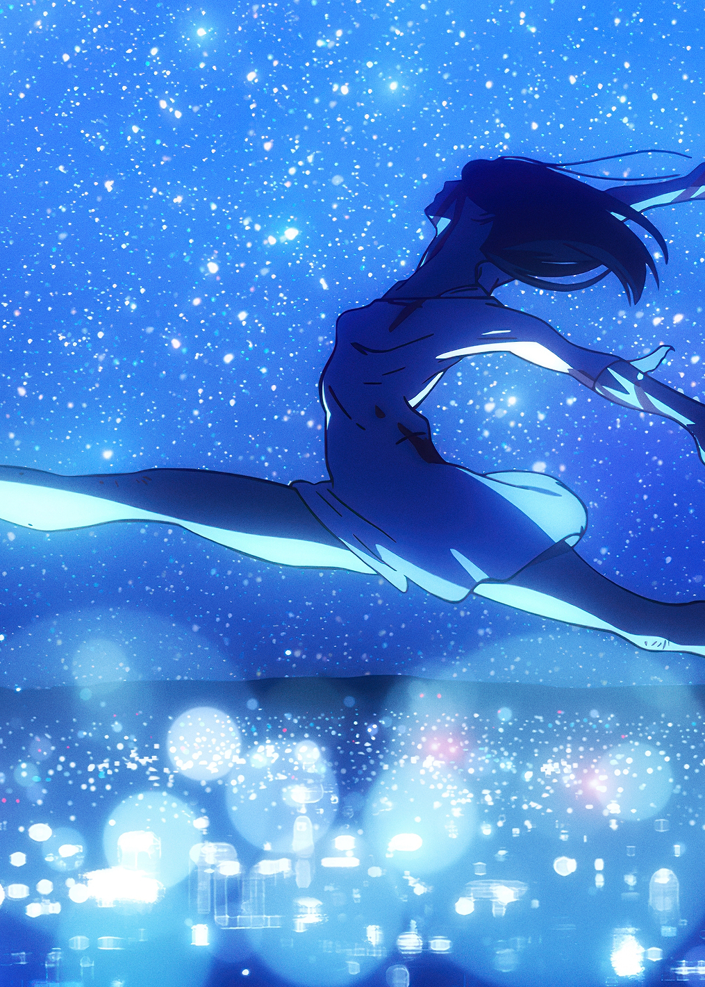 Celestial Leap in Blue: постер из коллекции DAN DA DAN