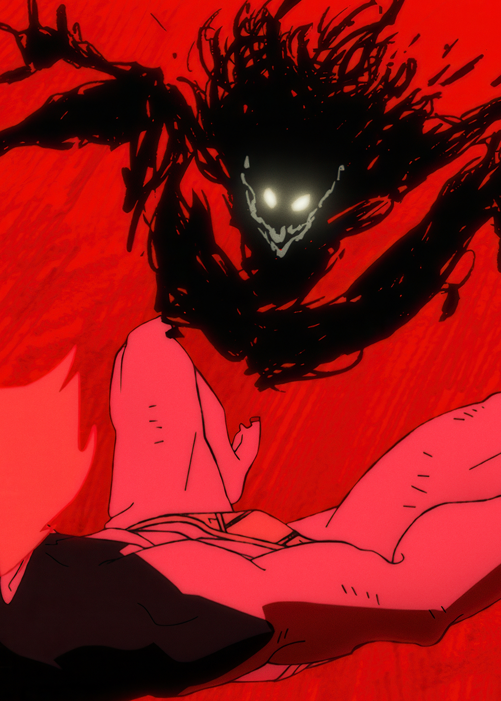 Supernatural Confrontation in Red: постер из коллекции DAN DA DAN