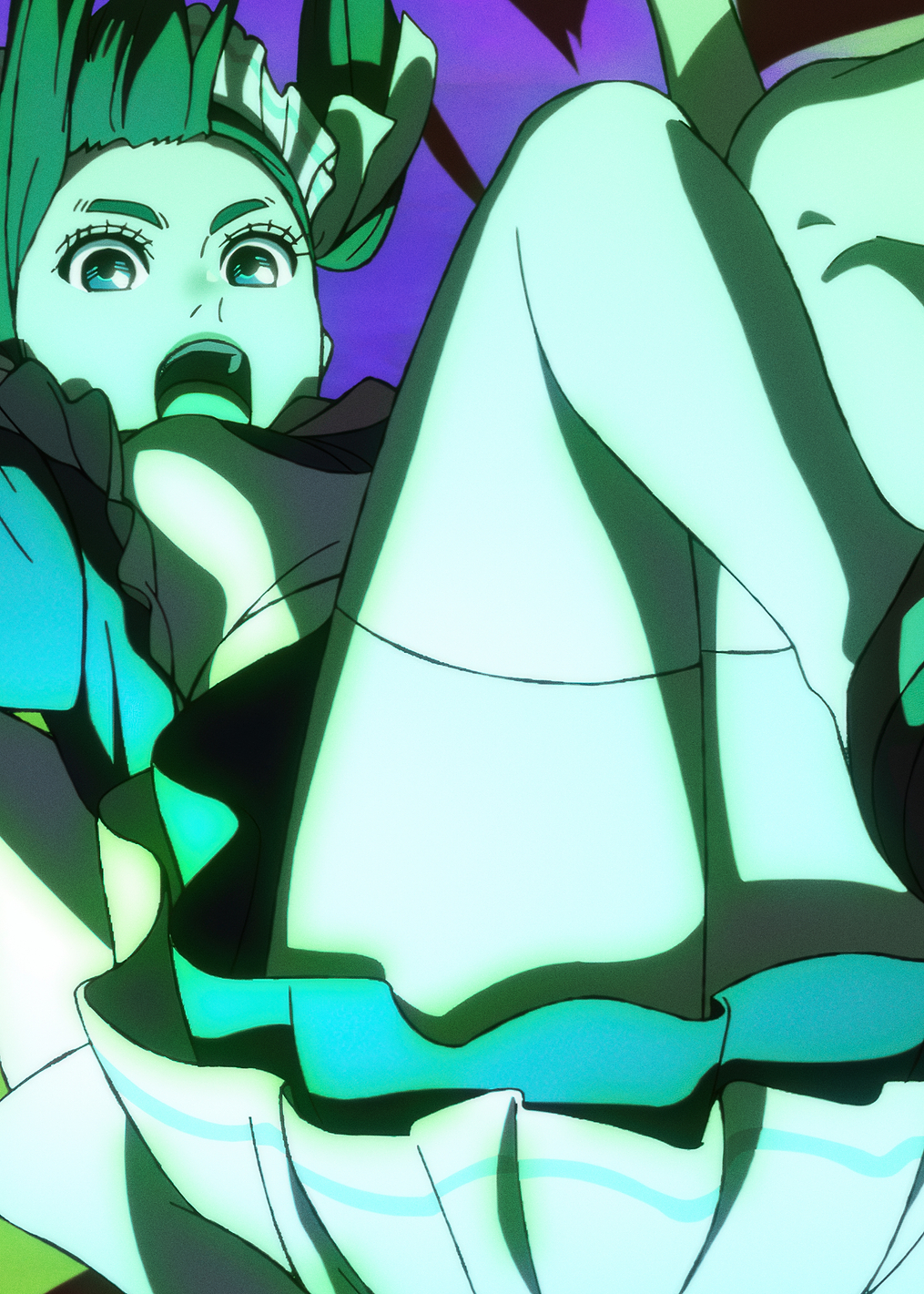 Momo Ayase's Electrifying Descent: постер из коллекции DAN DA DAN