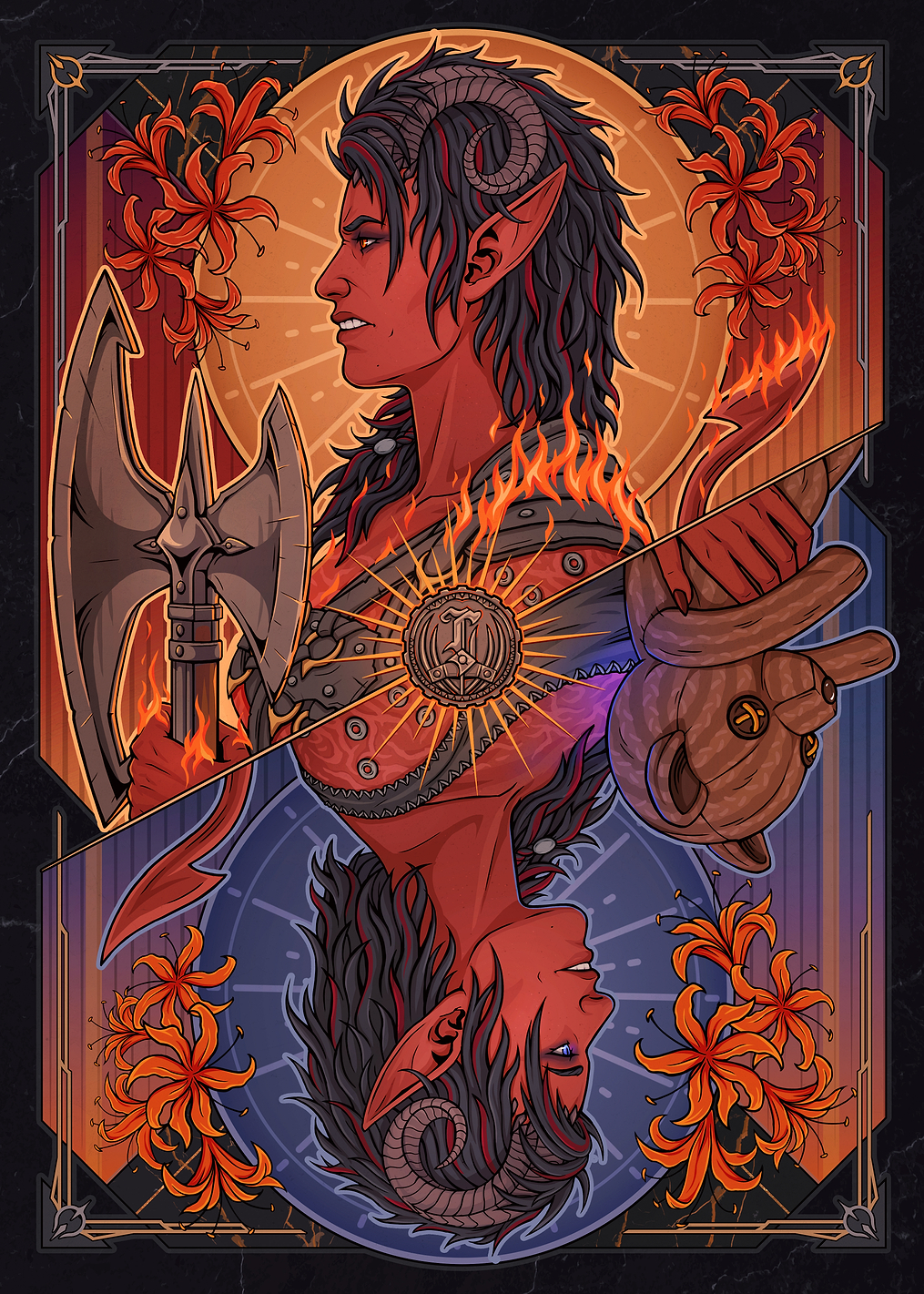Karlach Duality Card / PLATINA