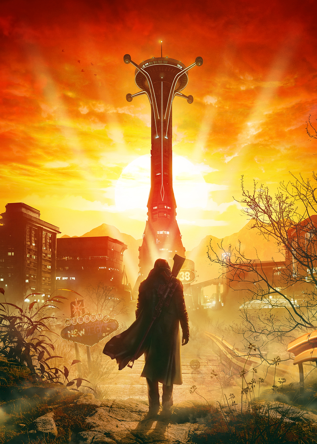 Fallout: Mojave Wasteland's Iconic Horizon: постер из коллекции Fallout