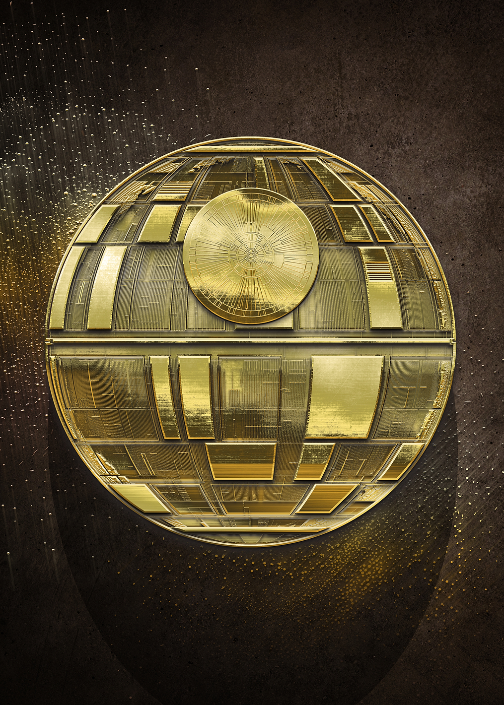 Golden Death Star: постер из коллекции Star Wars