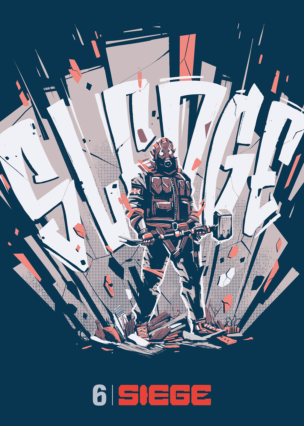 Sledge: Siege's Unstoppable Breacher: постер из коллекции Six Siege
