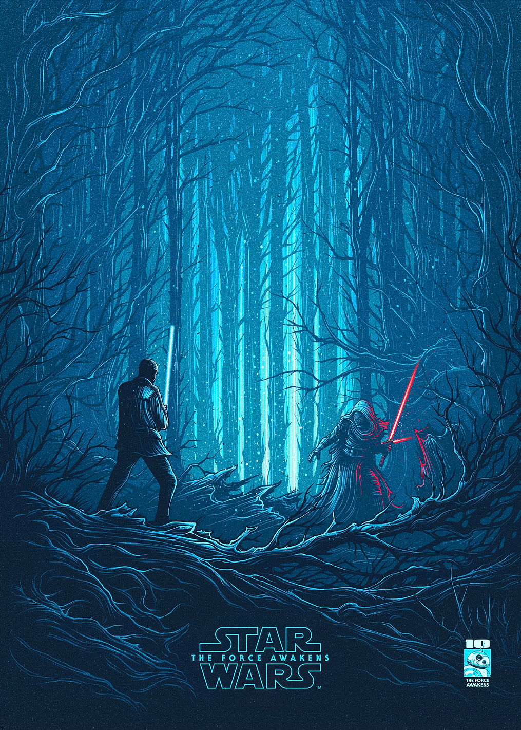 The Force Awakens: Lightsaber Duel: постер из коллекции Star Wars