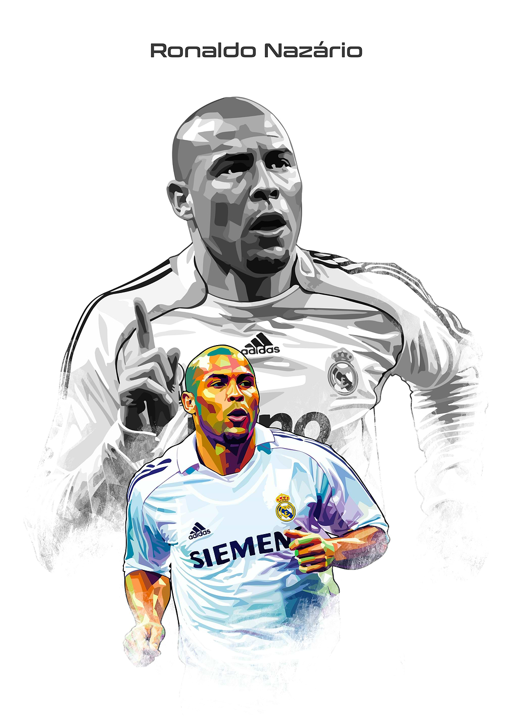 Ronaldo Nazário Portrait / PLATINA