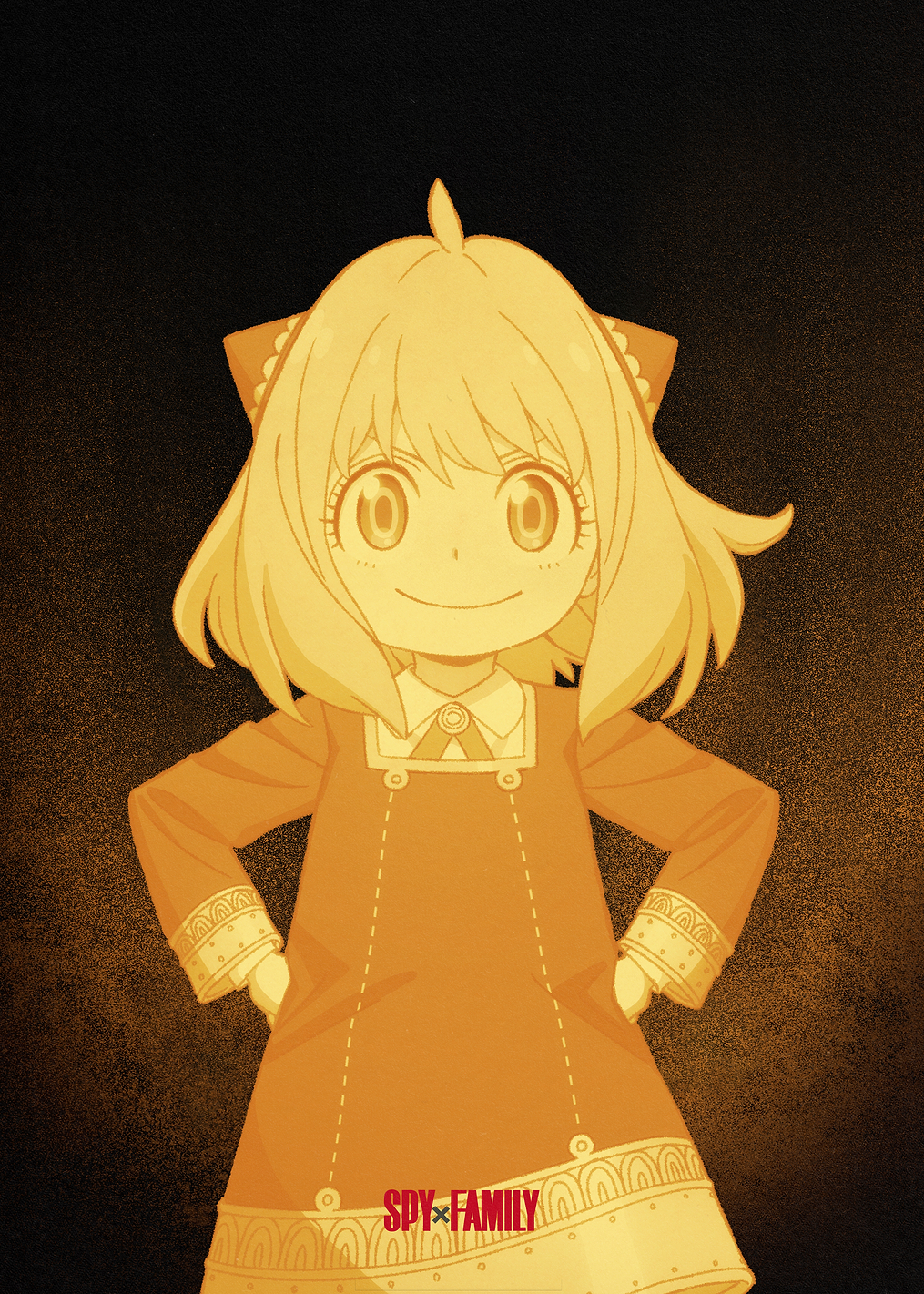 Anya's Iconic Heh Smile: постер из коллекции SPY x FAMILY