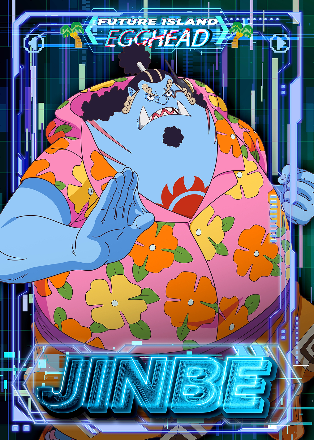 Jinbe: Egghead Island Fighter: постер из коллекции One Piece