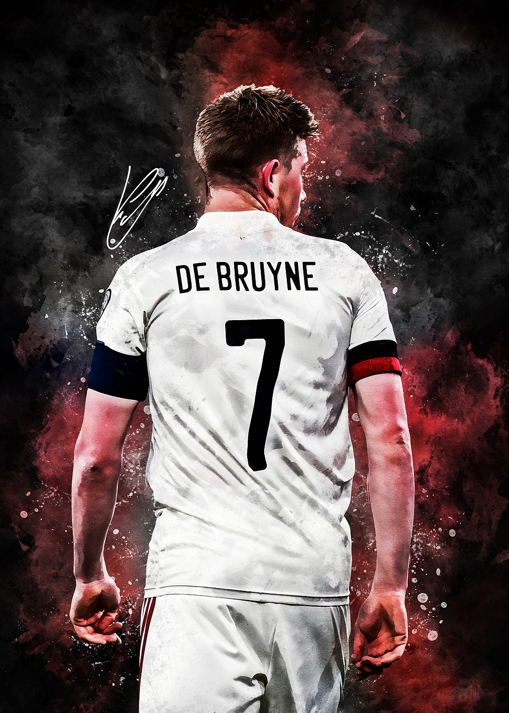 Kevin De Bruyne Soccer: постер из коллекции Кевин Де Брёйне