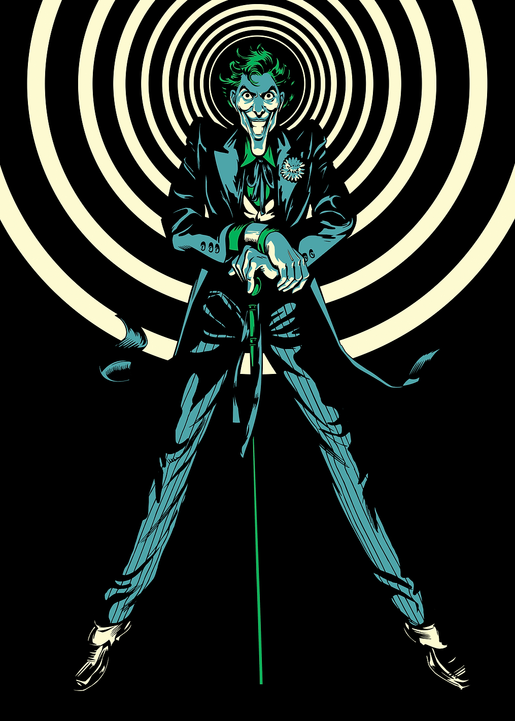 The Joker's Hypnotic Grin: постер из коллекции DC Comics