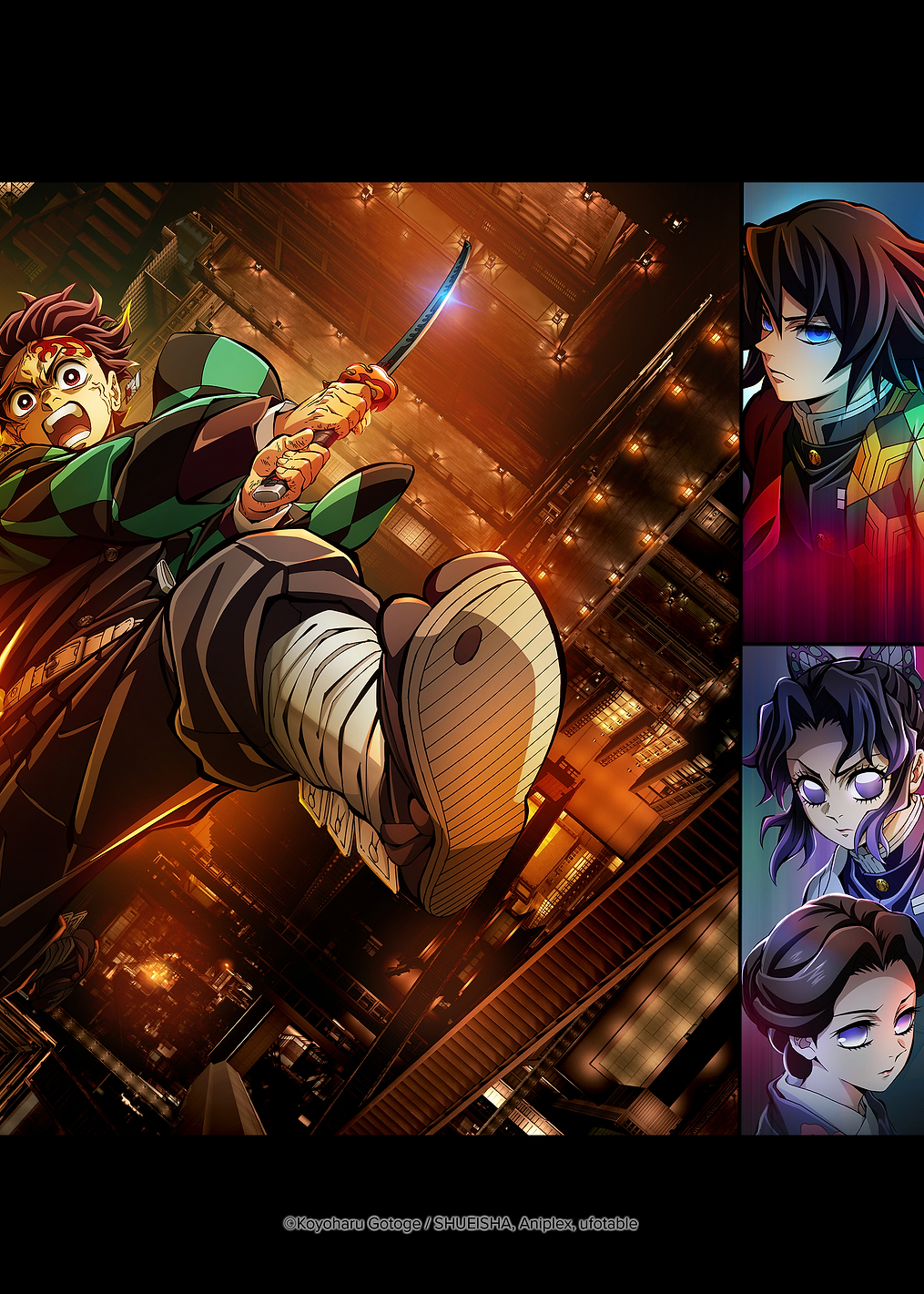 Demon Slayer: Infinity Castle - Tanjiro & the Hashira: постер из коллекции Demon Slayer