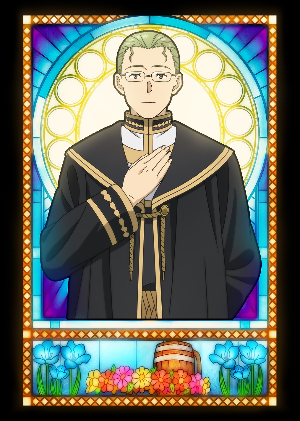 Heiter: Stained Glass Journey: постер из коллекции Frieren: Beyond Journey's End