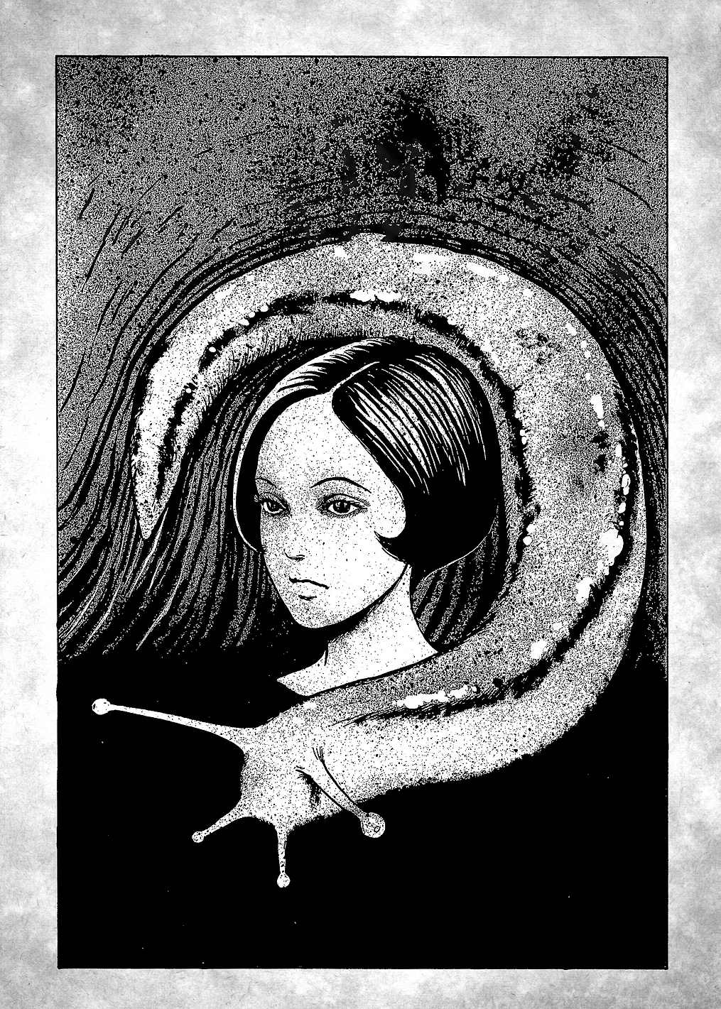 Slug Girl's Haunting Embrace: постер из коллекции Junji Ito Maniac