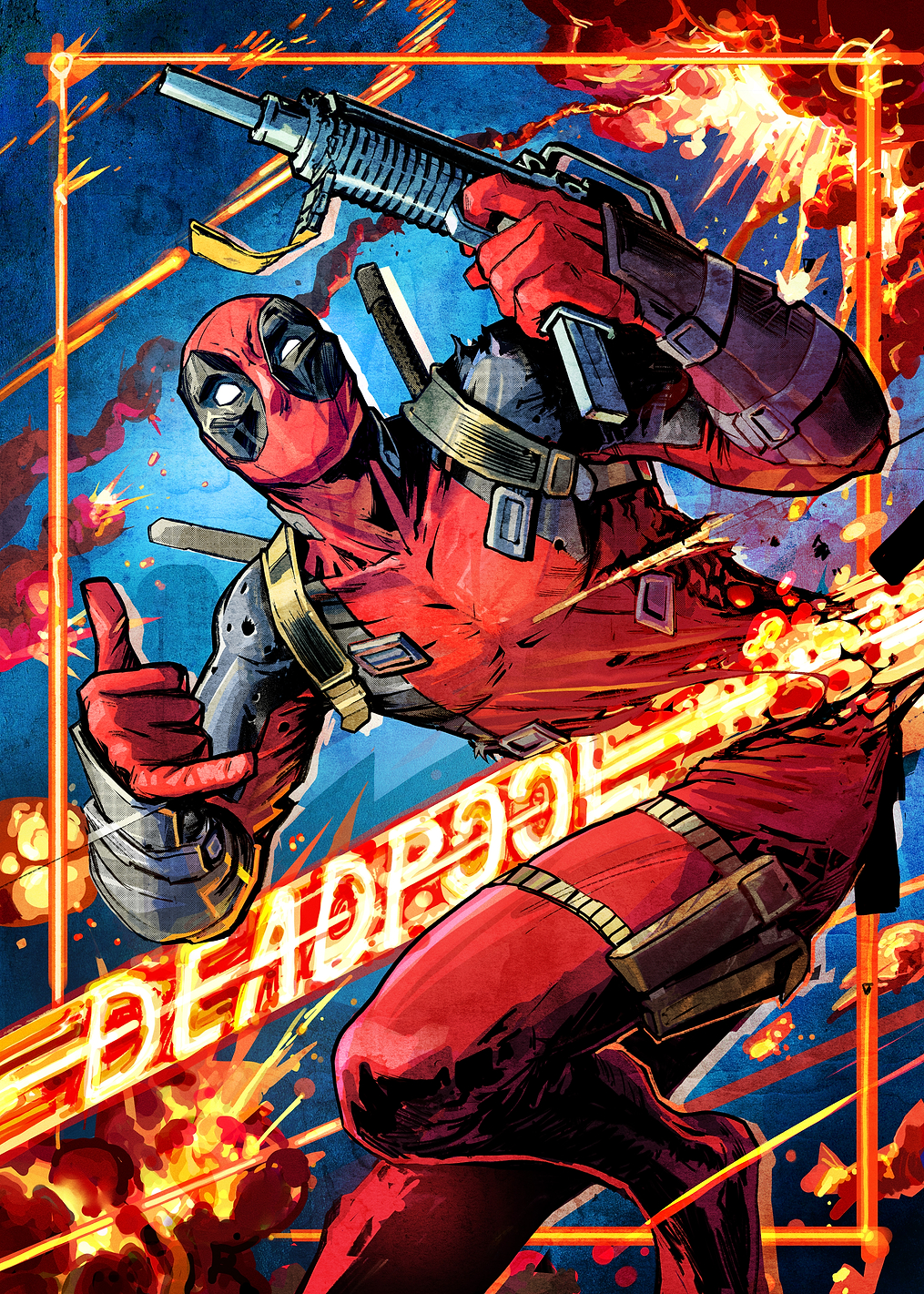 Deadpool: Merc with a Mouth Mayhem: постер из коллекции Marvel