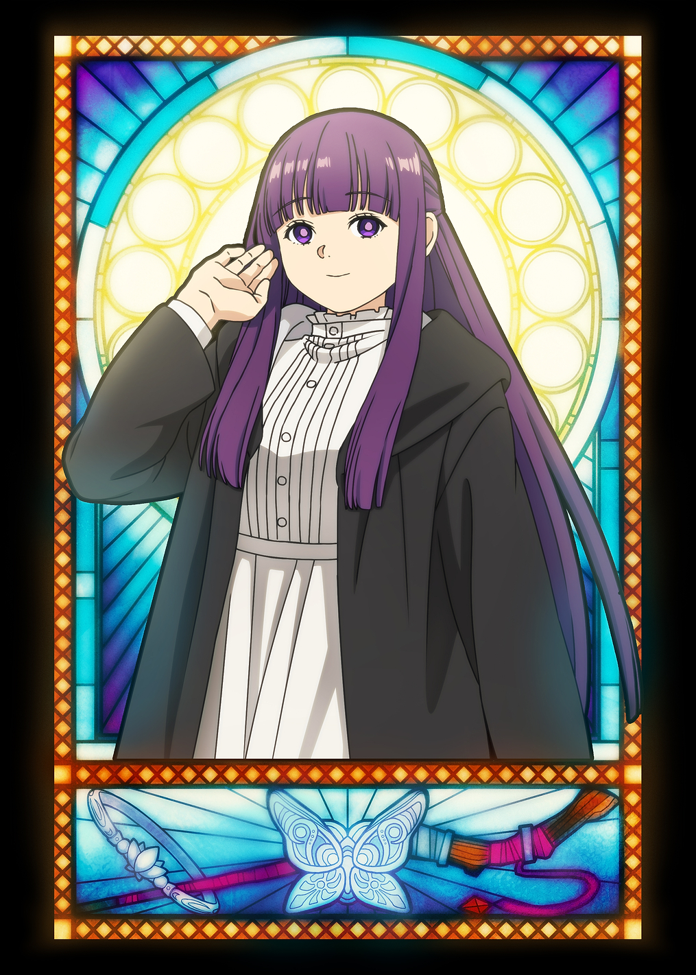 Fern: Stained Glass Journey: постер из коллекции Frieren: Beyond Journey's End