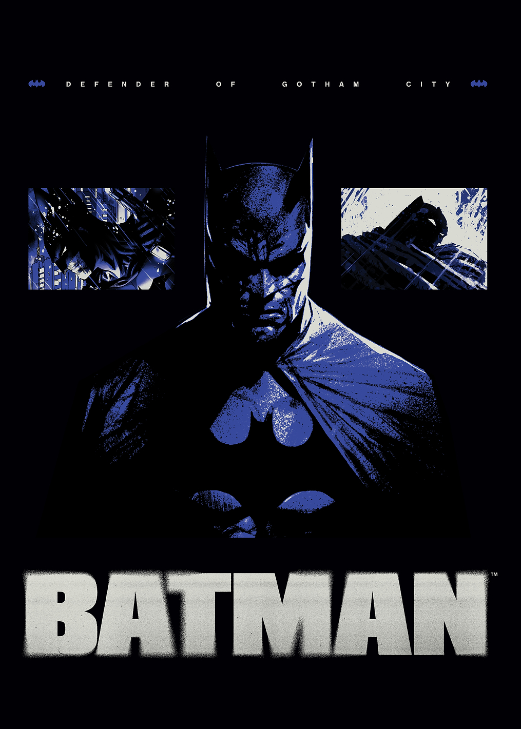 Gotham's Vigilant Icon: постер из коллекции DC Comics