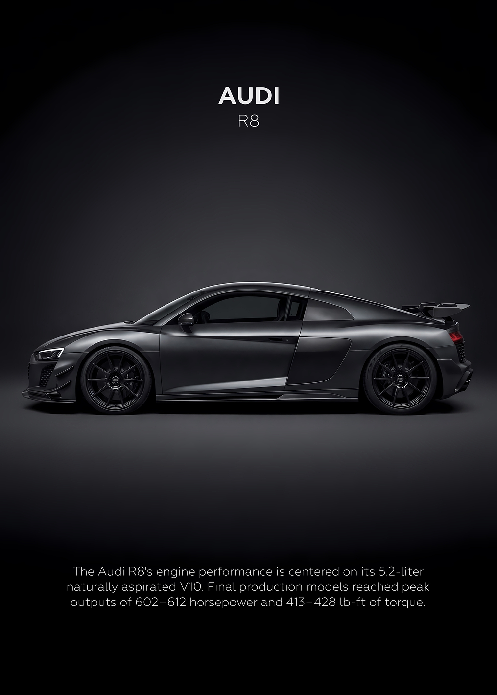 Audi R8 Car: постер из коллекции Audi R8