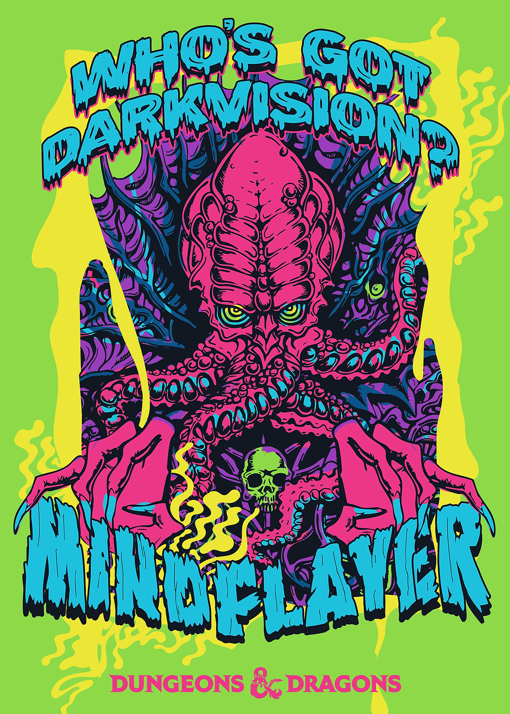 Mind Flayer - Who's Got Darkvision?: постер из коллекции Dungeons And Dragons