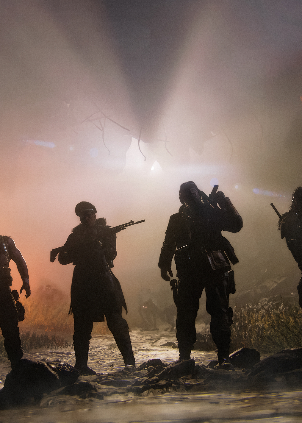 Silhouetted Shadows: The Standoff: постер из коллекции Call of Duty