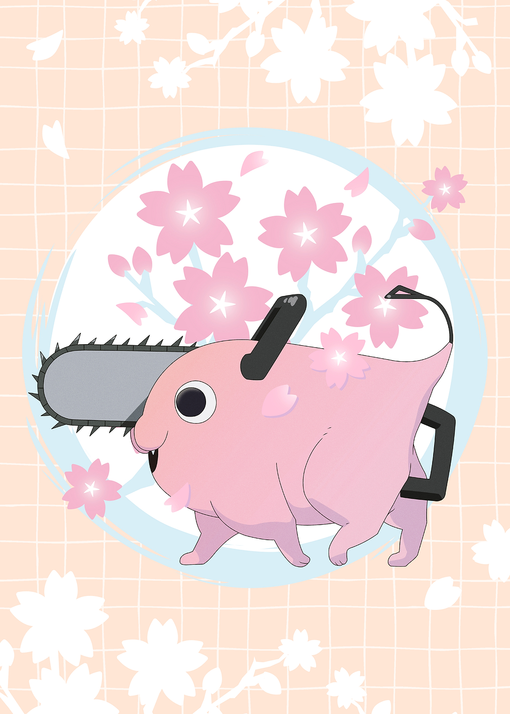 Chainsaw Man: Sakura Pochita: постер из коллекции Chainsaw Man