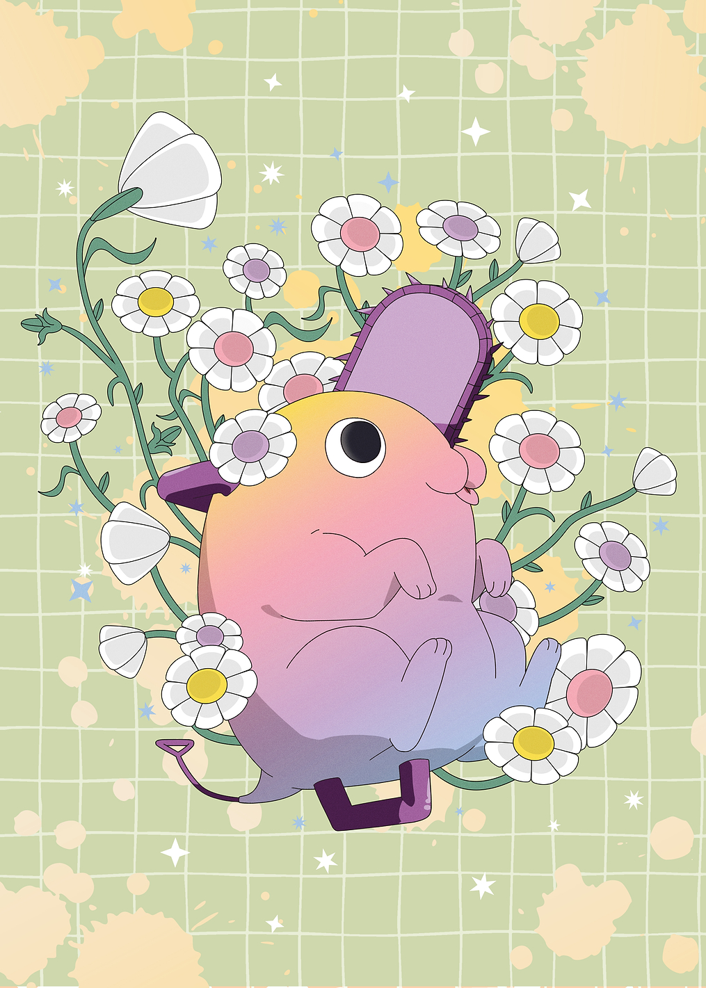 Chainsaw Man: Pochita’s Floral Dream: постер из коллекции Chainsaw Man
